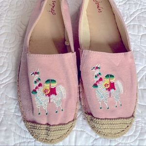 Joules canvas espadrilles size 7